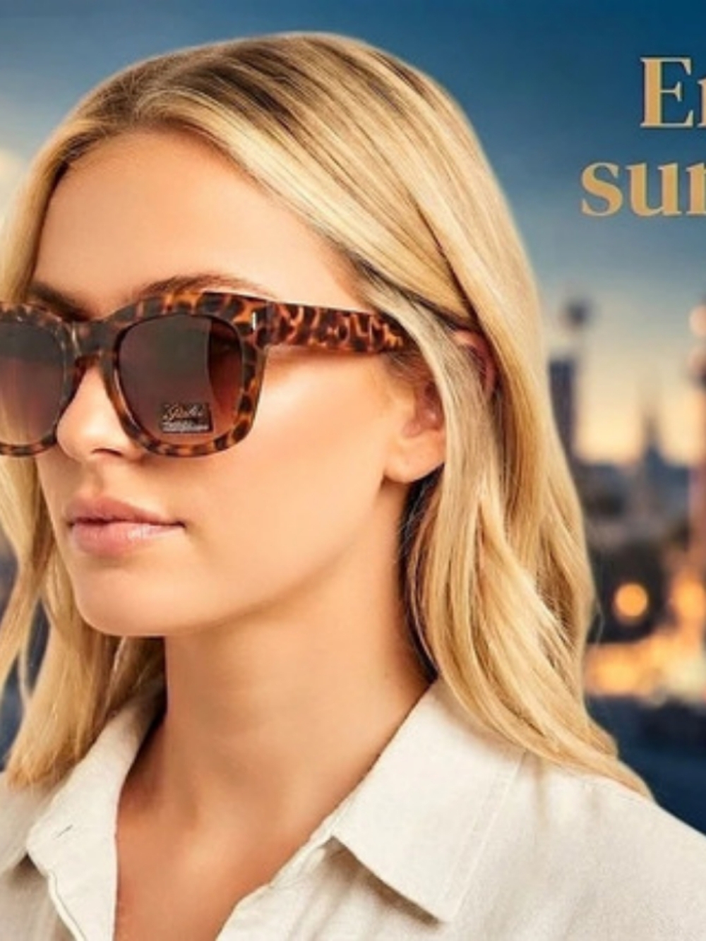 Giselle Tortoise shell Cat Eye Sunglasses NWT